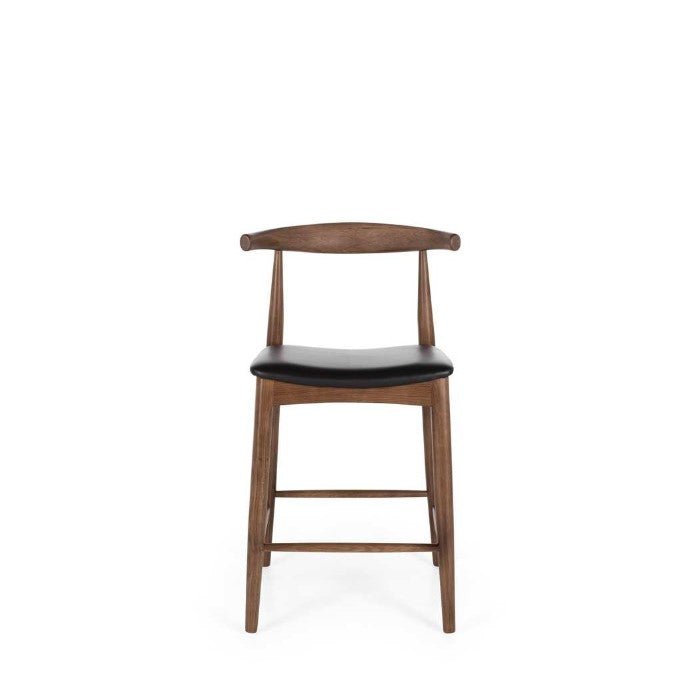 Elbow Barstool - Deep Oak - Paulas Home & Living
