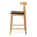 Elbow Barstool - Natural Oak - Paulas Home & Living