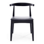 Elbow Dining Chair - Black Oak - Paulas Home & Living