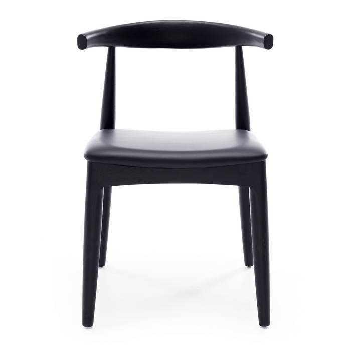 Elbow Dining Chair - Black Oak - Paulas Home & Living