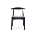 Elbow Dining Chair - Black Oak - Paulas Home & Living