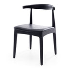 Elbow Dining Chair - Black Oak - Paulas Home & Living