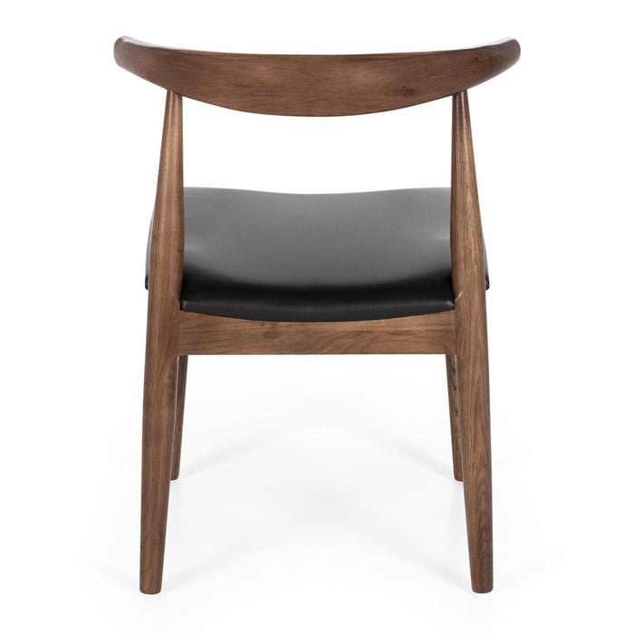 Elbow Dining Chair - Deep Oak - Paulas Home & Living