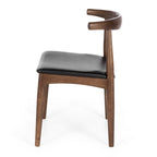 Elbow Dining Chair - Deep Oak - Paulas Home & Living