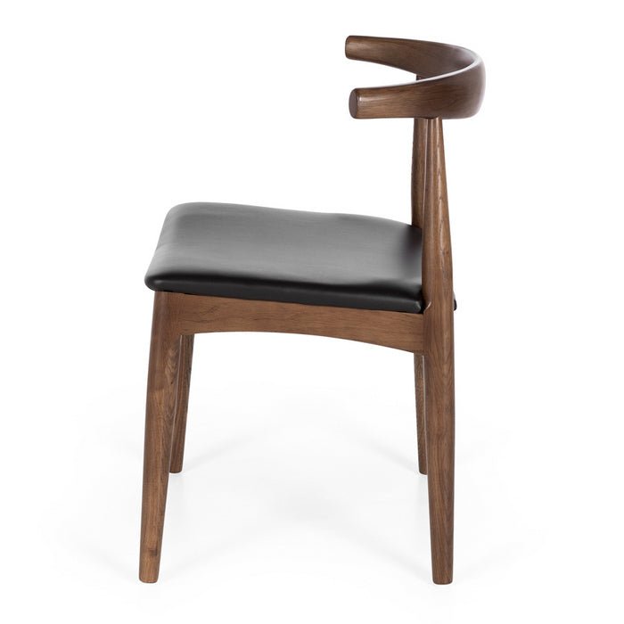 Elbow Dining Chair - Deep Oak - Paulas Home & Living