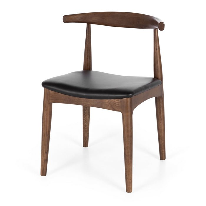 Elbow Dining Chair - Deep Oak - Paulas Home & Living