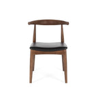 Elbow Dining Chair - Deep Oak - Paulas Home & Living
