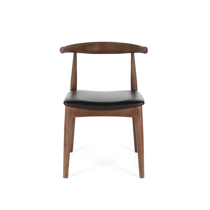 Elbow Dining Chair - Deep Oak - Paulas Home & Living