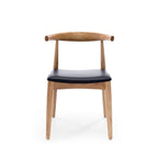 Elbow Dining Chair - Natural Oak - Paulas Home & Living