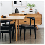 Elbow Dining Chair - Natural Oak - Paulas Home & Living