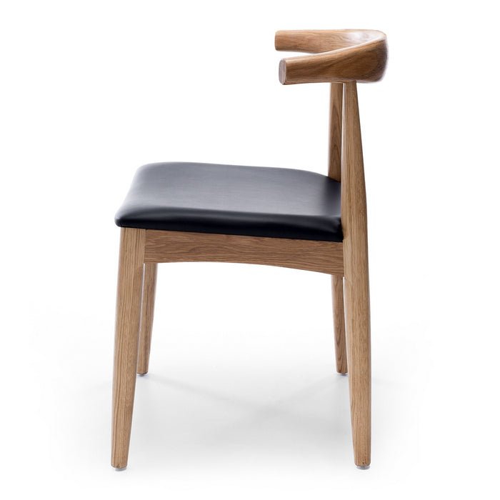 Elbow Dining Chair - Natural Oak - Paulas Home & Living