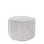 Emma Ottoman - Light Grey linen fabric - Paulas Home & Living