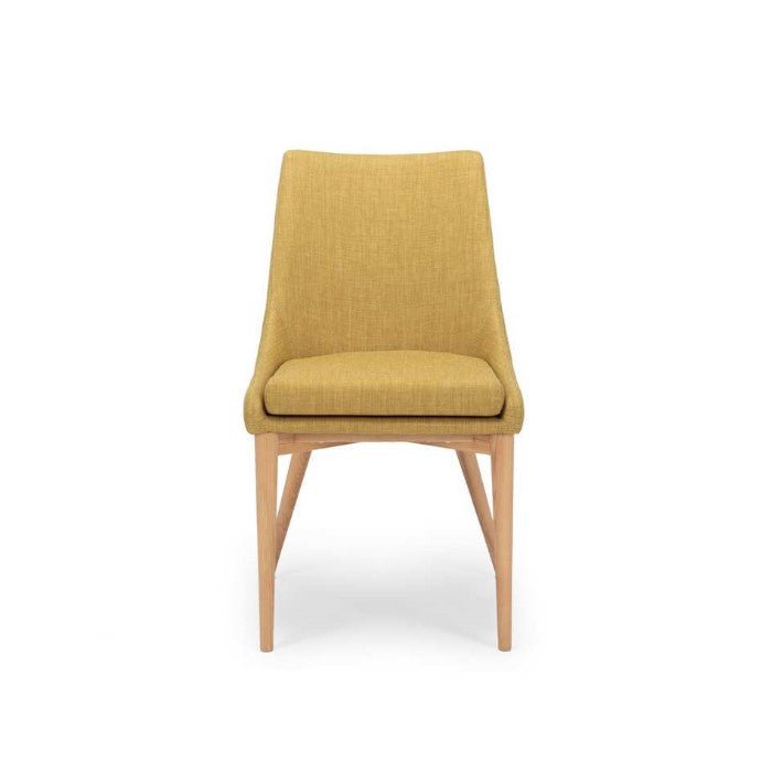 Eva Dining Chair - Jewelled Yellow - Paulas Home & Living