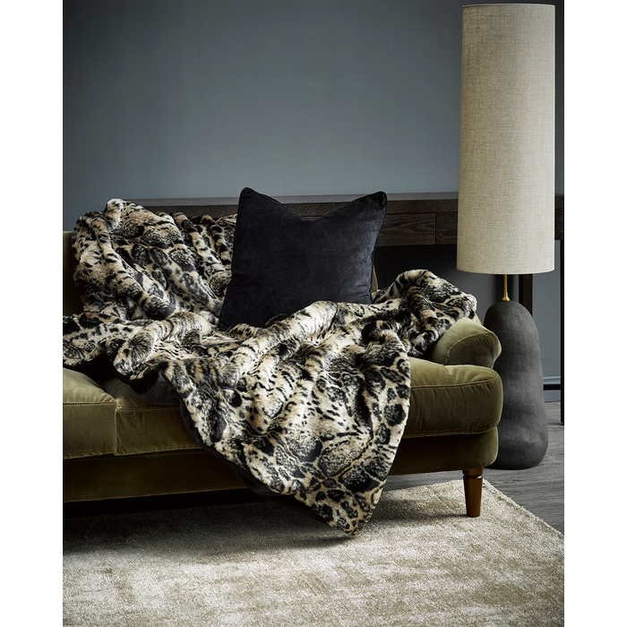 Faux Fur Throw - African Leopard - Paulas Home & Living