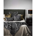 Faux Fur Throw - Guinea Fowl - Paulas Home & Living