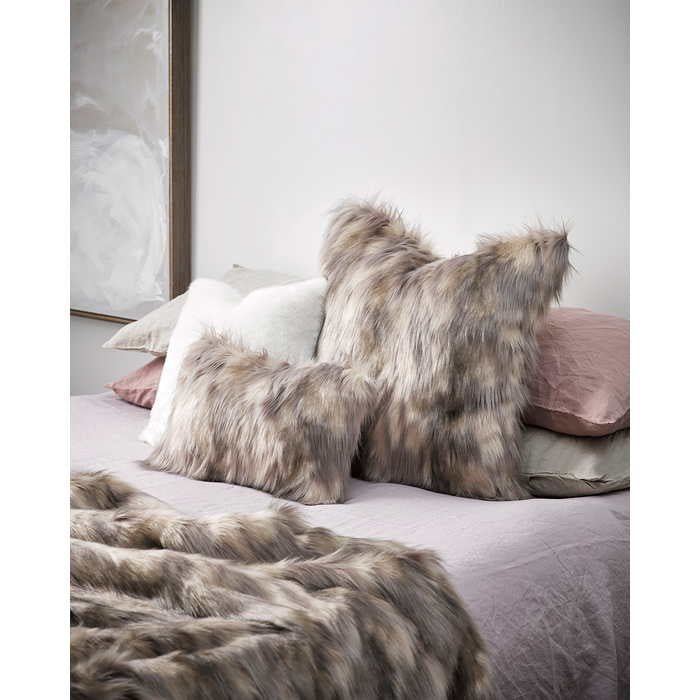 Faux Fur Throw - Mountain Hare - Paulas Home & Living
