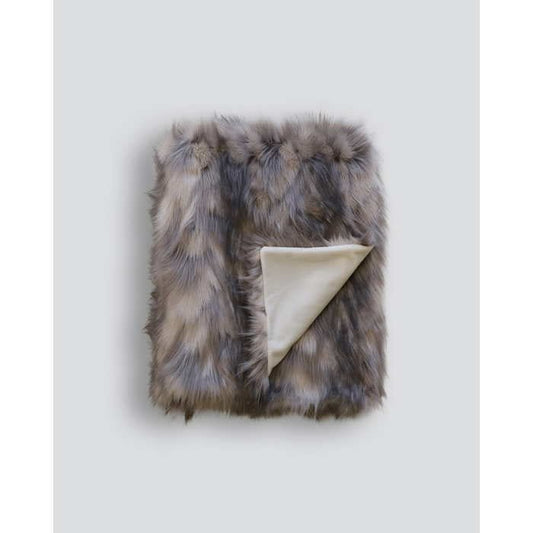 Faux Fur Throw - Mountain Hare - Paulas Home & Living