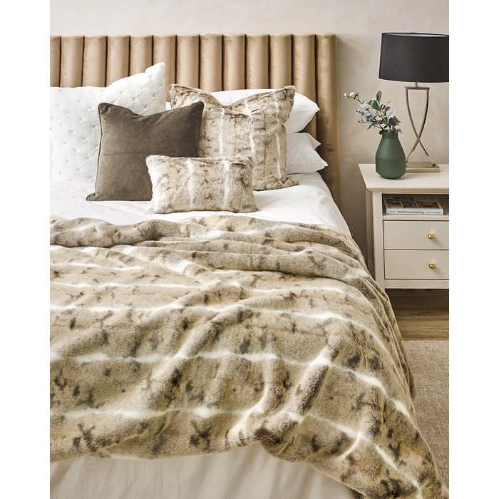 Faux Fur Throw - Mountain Rabbit - Paulas Home & Living
