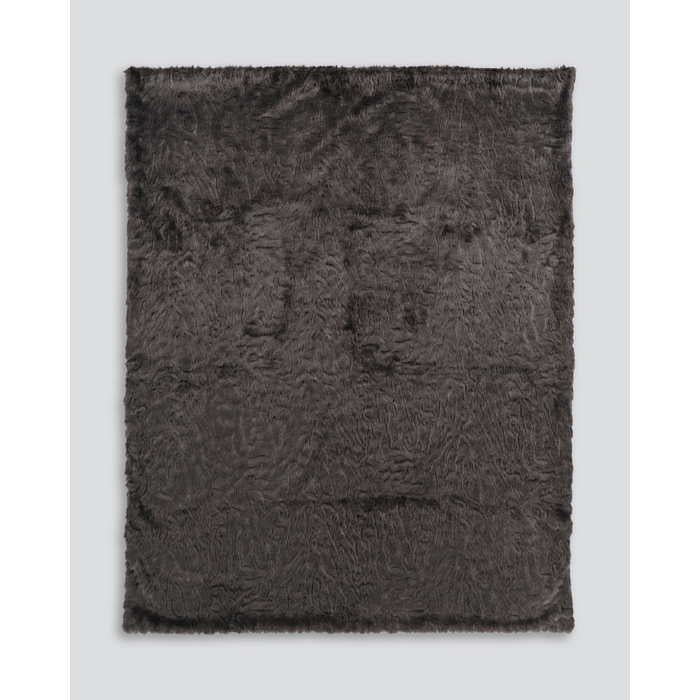 Faux Fur Throw - Pewter Chinchilla - Paulas Home & Living