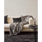 Faux Fur Throw - Pewter Chinchilla - Paulas Home & Living