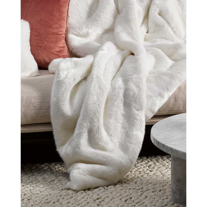 Faux Fur Throw - Polar Bear - Paulas Home & Living