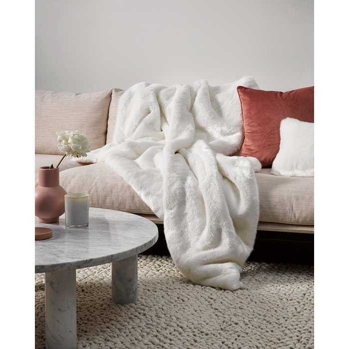 Faux Fur Throw - Polar Bear - Paulas Home & Living