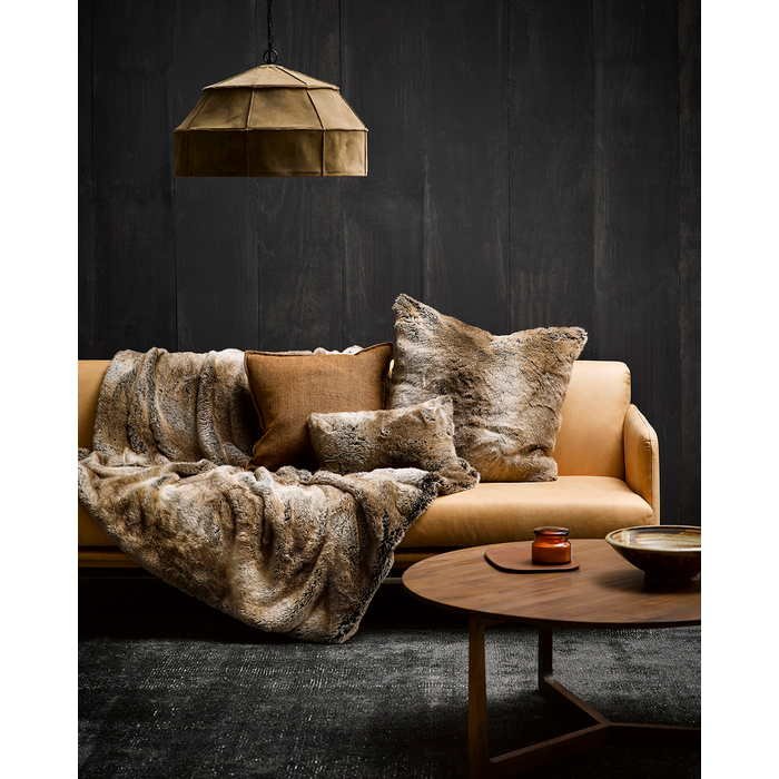 Faux Fur Throw - Sable - Paulas Home & Living