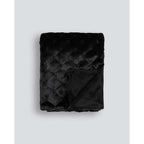 Faux Fur Throw - Valentina Black - Paulas Home & Living