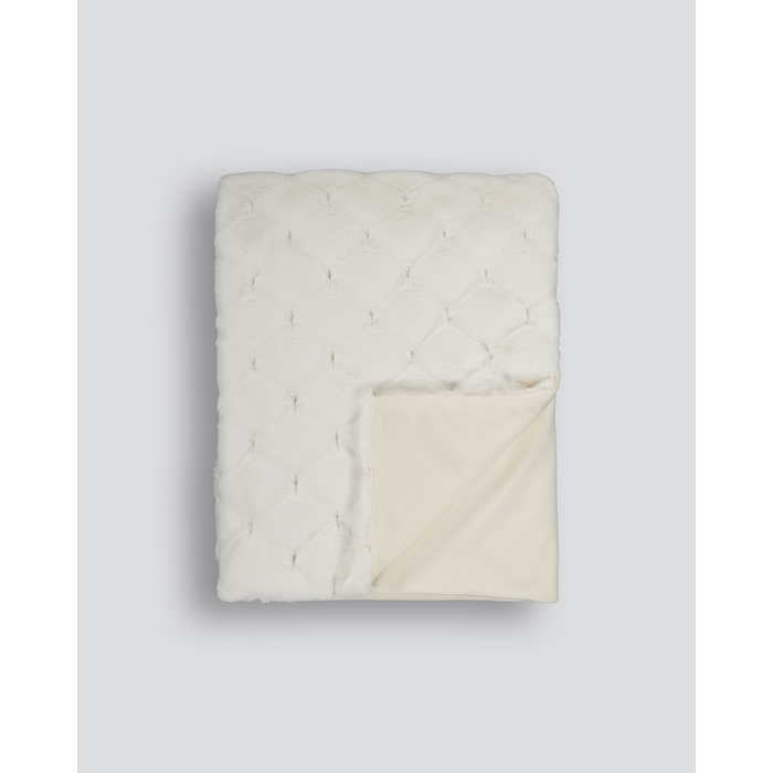 Faux Fur Throw - Valentina White - Paulas Home & Living