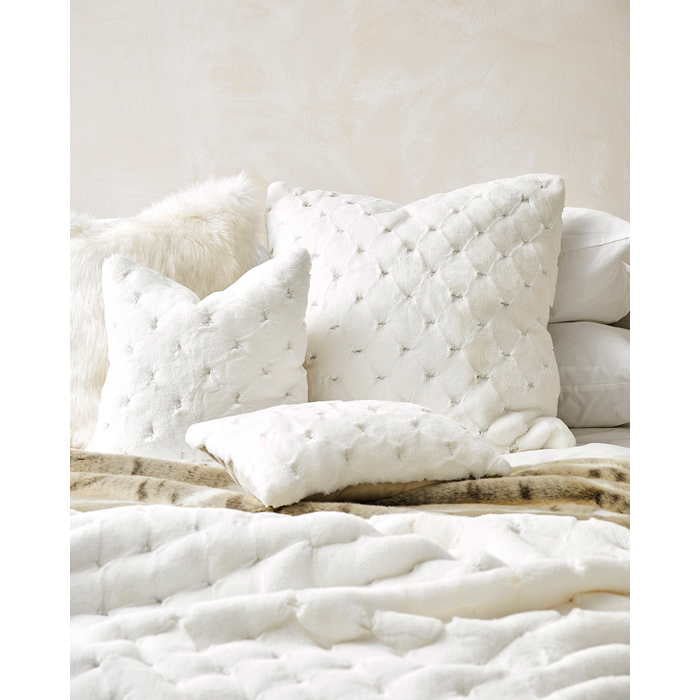 Faux Fur Throw - Valentina White - Paulas Home & Living