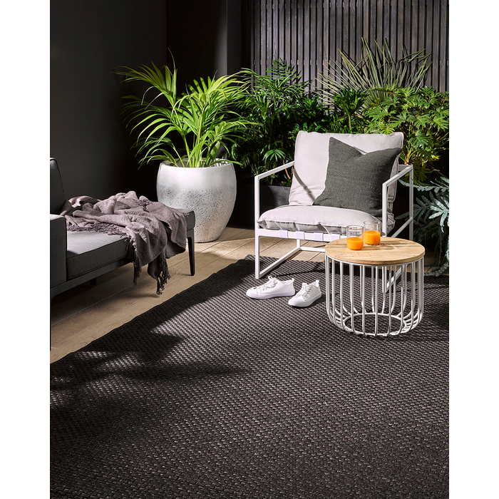 Flax Outdoor Rug - Charcoal - Paulas Home & Living