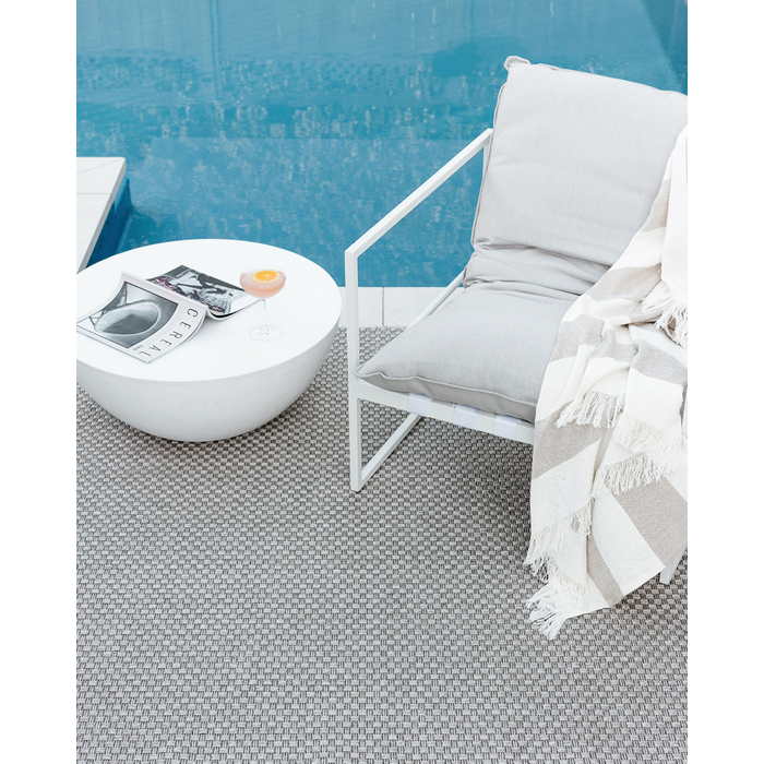 Flax Outdoor Rug - Zinc - Paulas Home & Living