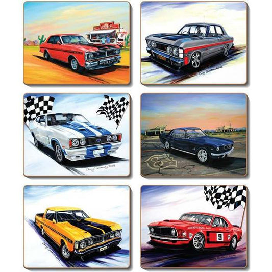 Ford Muscle Coasters - Paulas Home & Living