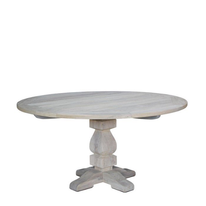 French Vintage Outdoor Dining Table Round - 2 sizes - Paulas Home & Living