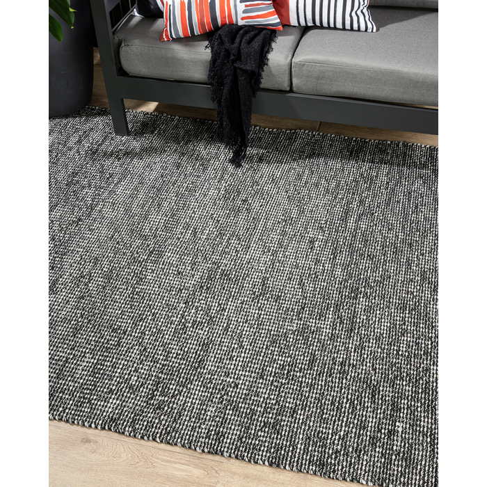 Freya Outdoor Rug - Black/White - Paulas Home & Living