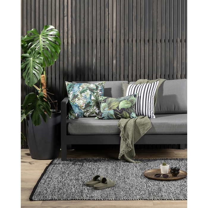 Freya Outdoor Rug - Black/White - Paulas Home & Living