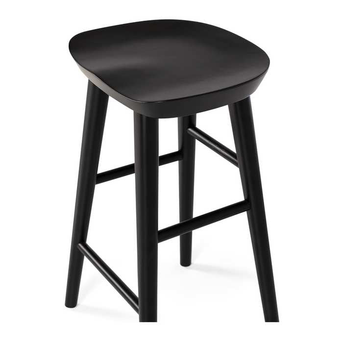Fuji Barstool - Black Oak - Paulas Home & Living