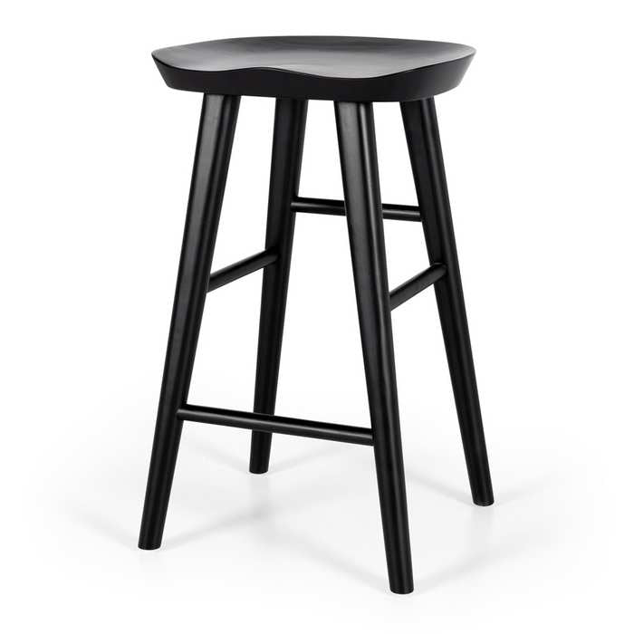 Fuji Barstool - Black Oak - Paulas Home & Living