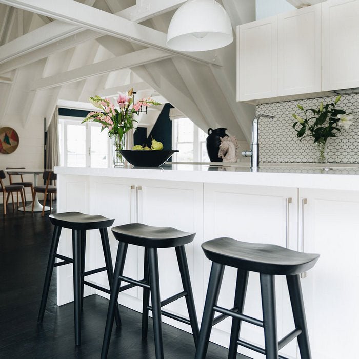 Fuji Barstool - Black Oak - Paulas Home & Living