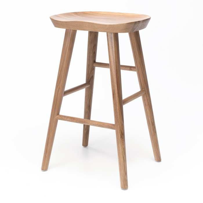 Fuji Barstool - Natural Oak - Paulas Home & Living
