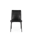 Hansel Dining Chair - Black PU - Paulas Home & Living