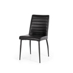 Hansel Dining Chair - Black PU - Paulas Home & Living