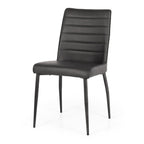 Hansel Dining Chair - Grey PU - Paulas Home & Living