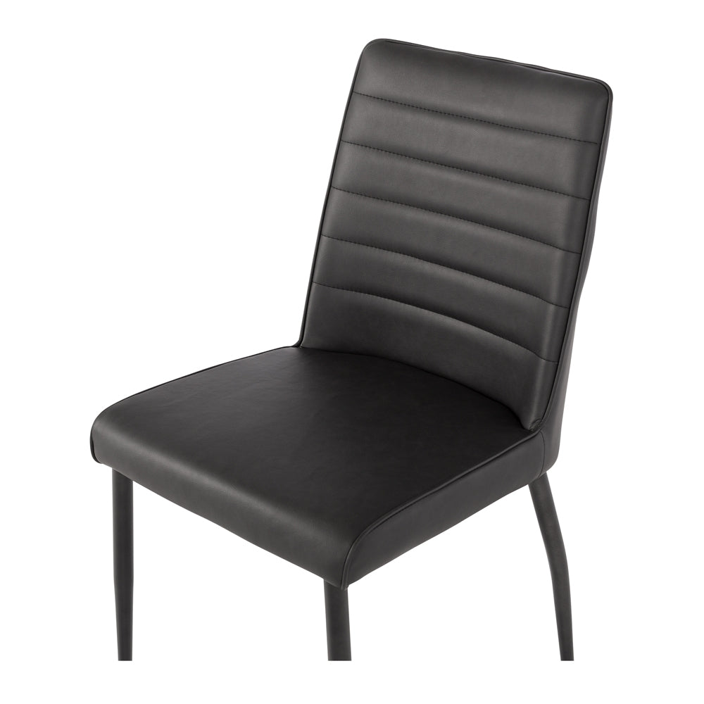 Hansel Dining Chair - Grey PU - Paulas Home & Living