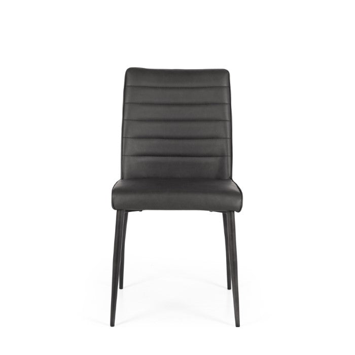 Hansel Dining Chair - Grey PU - Paulas Home & Living