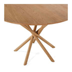 Harper Dining Table Round - Natural Oak (1200dia) - Paulas Home & Living