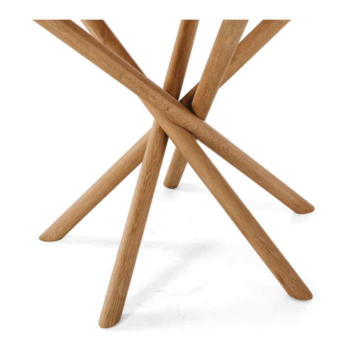 Harper Dining Table Round - Natural Oak (1200dia) - Paulas Home & Living