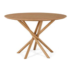 Harper Dining Table Round - Natural Oak (1200dia) - Paulas Home & Living