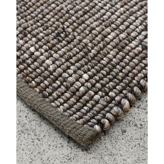 Hayden Floor Rug - Espresso (Wool Blend) - Paulas Home & Living