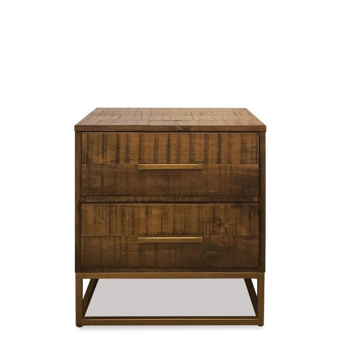 Haze Bedside 2 Drawer - Paulas Home & Living